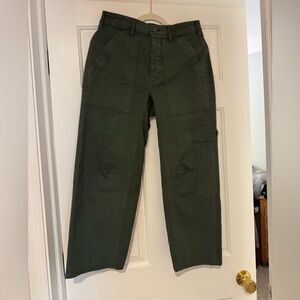 Anthropologie Women's Green Flare Jeans